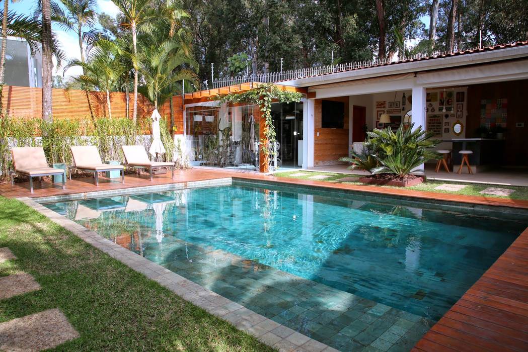 Residência Jardim Marajoara, MeyerCortez arquitetura & design MeyerCortez arquitetura & design Pool