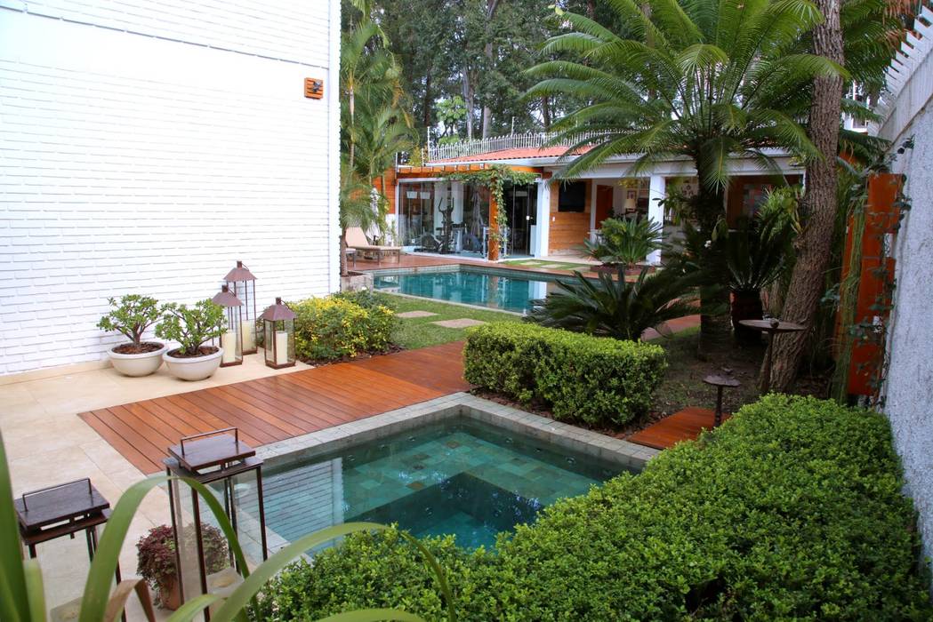 Residência Jardim Marajoara, MeyerCortez arquitetura & design MeyerCortez arquitetura & design Modern pool