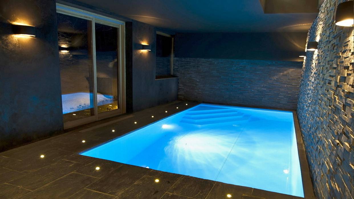 Chalet de Claude: piscine shep&kyles design Piscine rurale