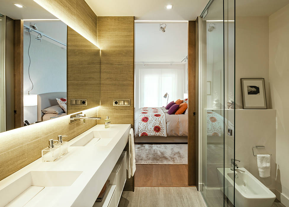 Baño principal DyD Interiorismo - Chelo Alcañíz Dormitorios de estilo moderno