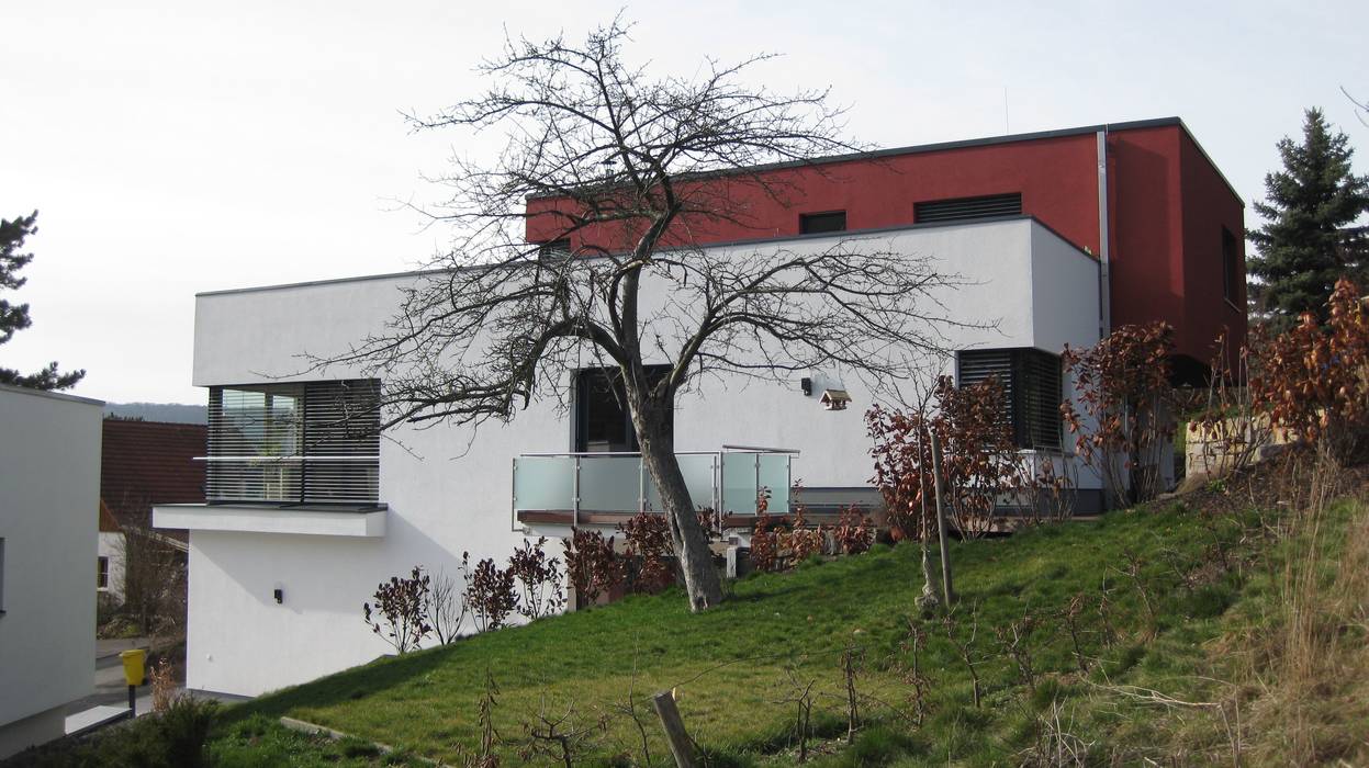 Ostansicht ETB BAUPROJEKT Jena GmbH Moderne Häuser
