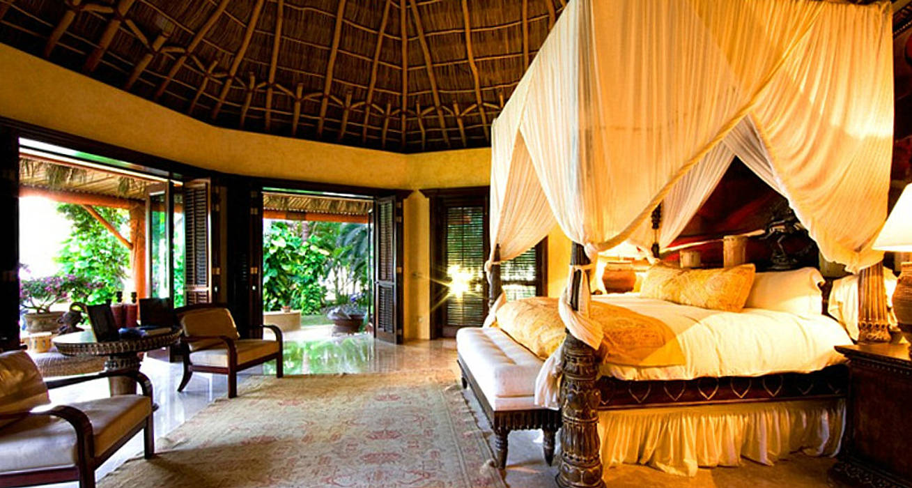 Rancho 3 , BR ARQUITECTOS BR ARQUITECTOS Tropical style bedroom