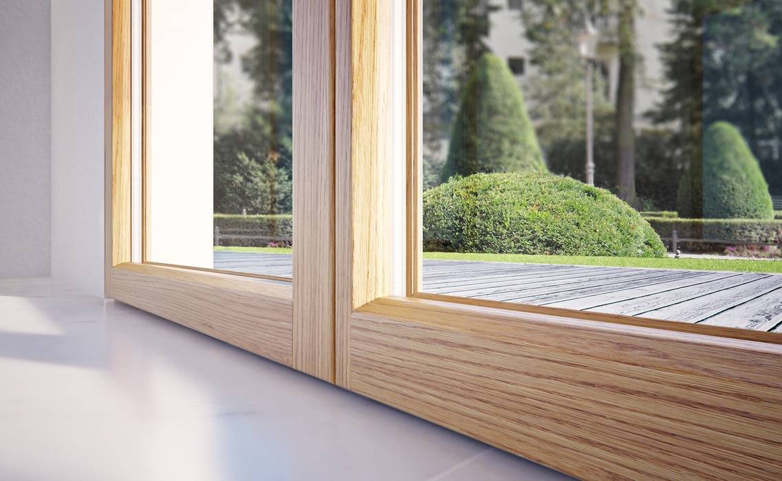 Finestre Optima , Qr legno srl Qr legno srl Minimalist windows & doors