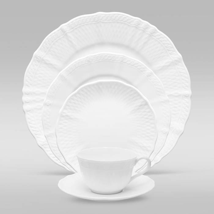 Cher Blanc Noritake Cozinhas clássicas Talheres, louça e copos