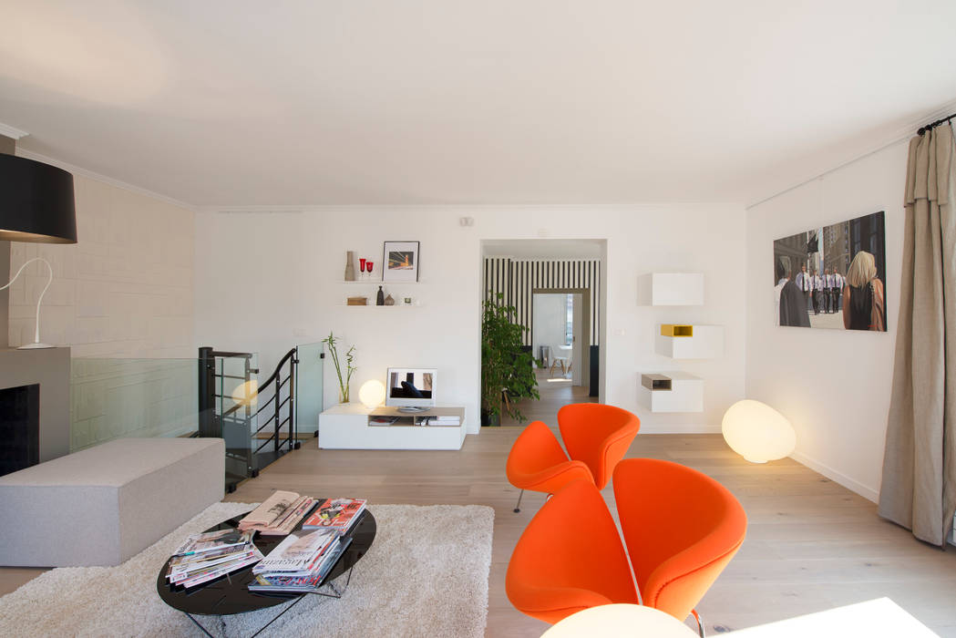 Maison individuelle Le Chesnay, Hélène de Tassigny Hélène de Tassigny Living room