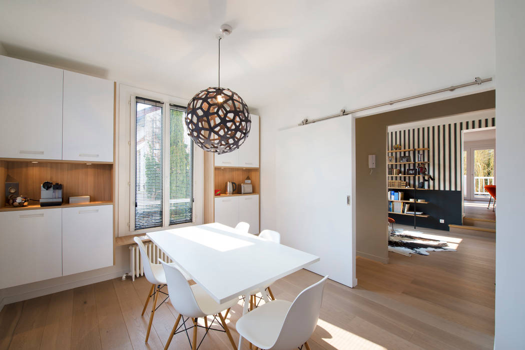 Maison individuelle Le Chesnay, Hélène de Tassigny Hélène de Tassigny Modern kitchen