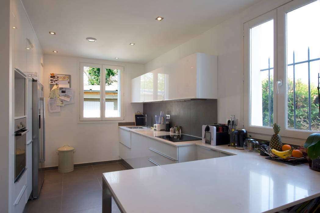 Maison individuelle Versailles, Hélène de Tassigny Hélène de Tassigny Modern Kitchen