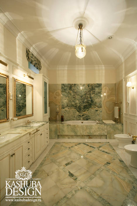 Дом космополит, KASHUBA DESIGN KASHUBA DESIGN Ванная в классическом стиле
