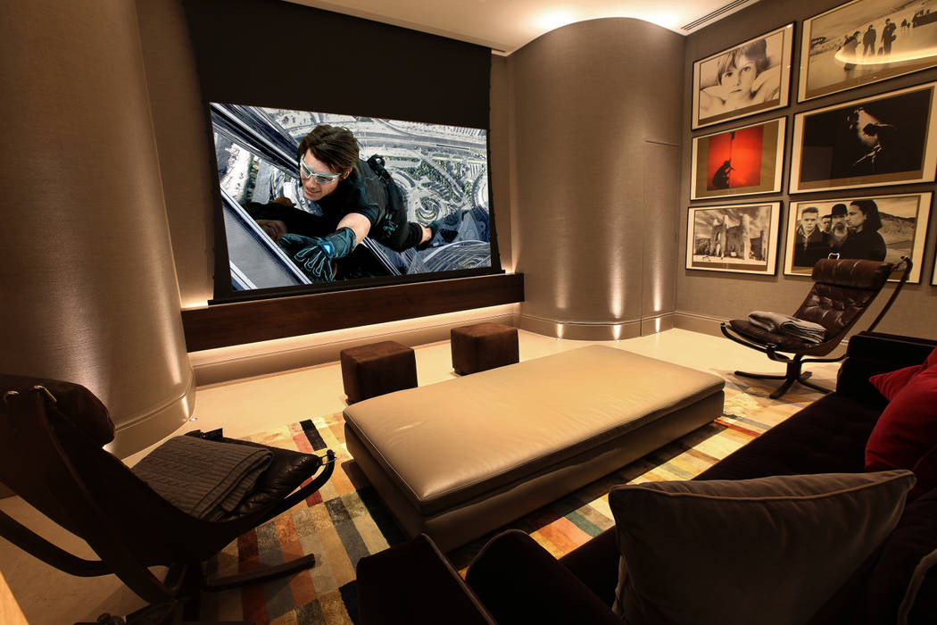 U2 Can Have a Home Cinema Like This, Finite Solutions Finite Solutions Modern media room