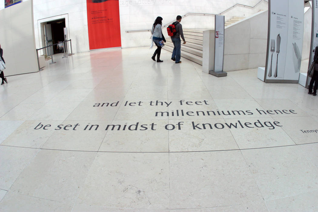 Inlaid floor, The Great Court of the British Museum Martin Cook Studio Commercial spaces Museums