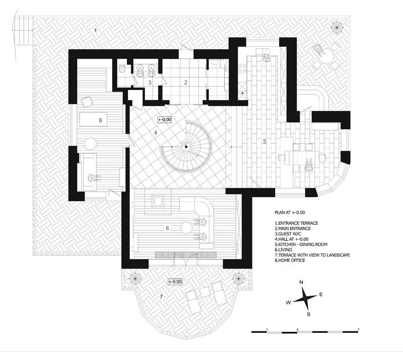 план третьего этажа загородного дома (DZ)M Интеллектуальный Дизайн