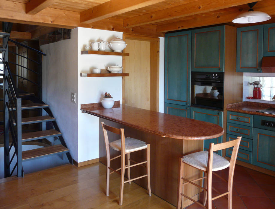 Casa vacanze in Svizzera, Interni d' Architettura Interni d' Architettura Cocinas de estilo rústico