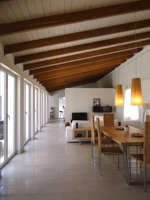 Area Living Aroma Italiano Eco Design Sala da pranzo minimalista Legno Effetto legno