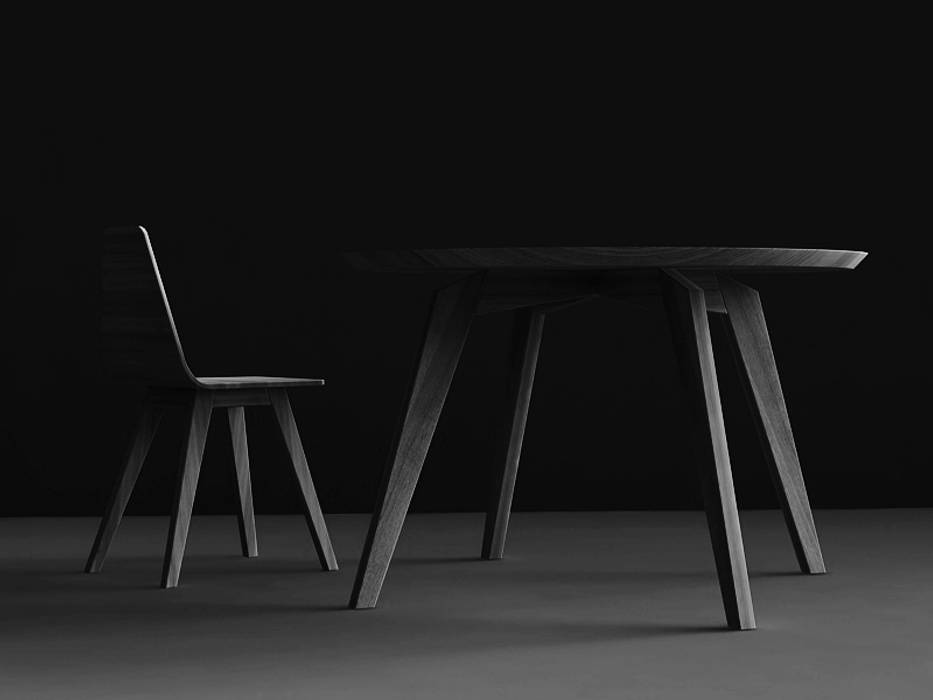 MEBLE DĘBOWE / OAK FURNITURE, Iwona Kosicka Design Iwona Kosicka Design Comedores de estilo minimalista Mesas