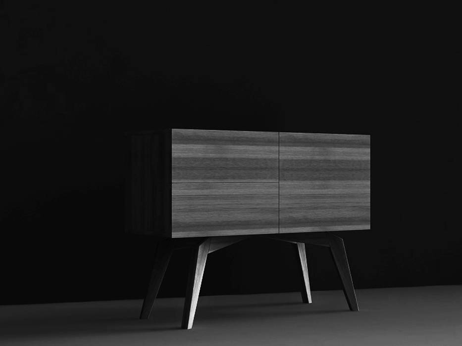 MEBLE DĘBOWE / OAK FURNITURE, Iwona Kosicka Design Iwona Kosicka Design Ruang Keluarga Minimalis Cupboards & sideboards