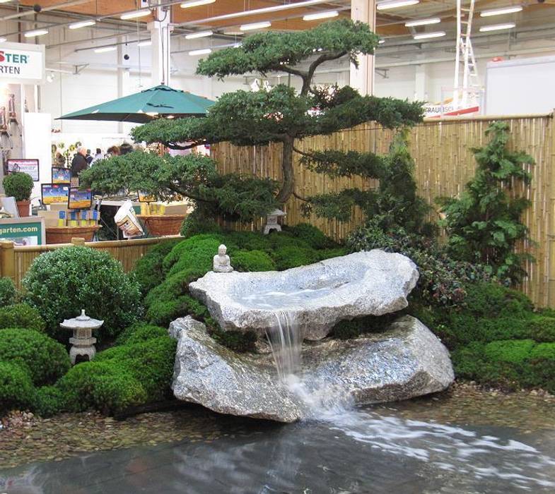 Wasser im Garten, Quellstein japan-garten-kultur Asiatischer Garten