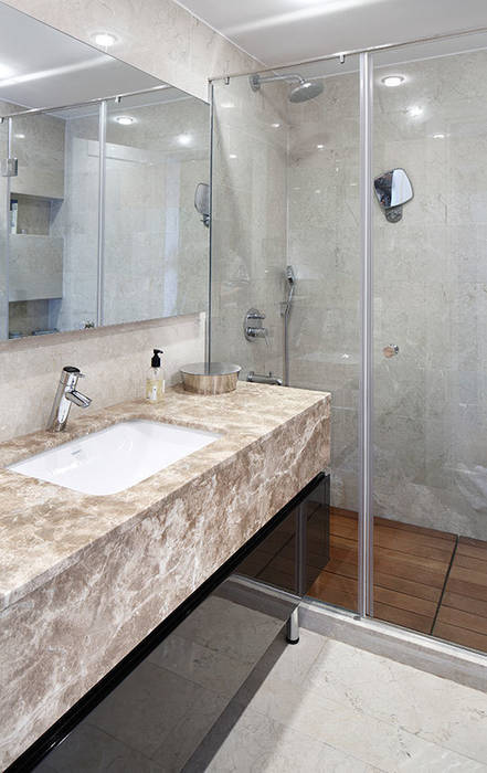 bathroom Esra Kazmirci Mimarlik Phòng tắm phong cách chiết trung Storage