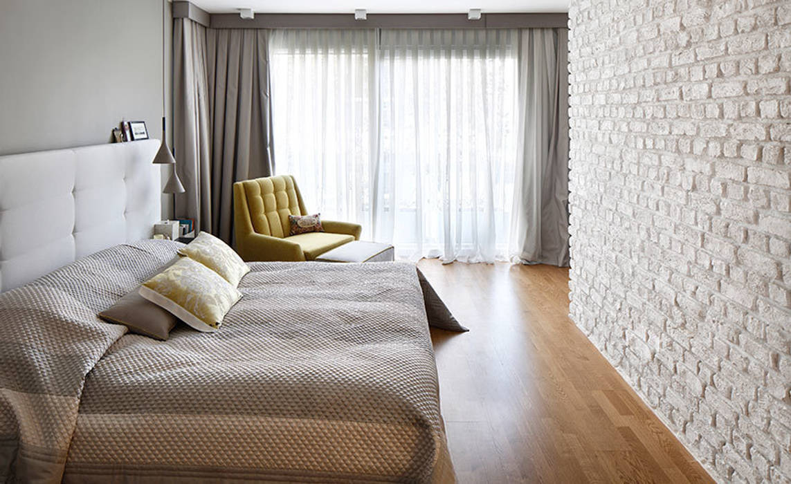 bedroom Esra Kazmirci Mimarlik Modern style bedroom Sofas & chaise longue