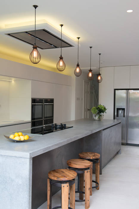 Peckham Victorian house wrap around extension, Ar'Chic Ar'Chic Industrial style kitchen