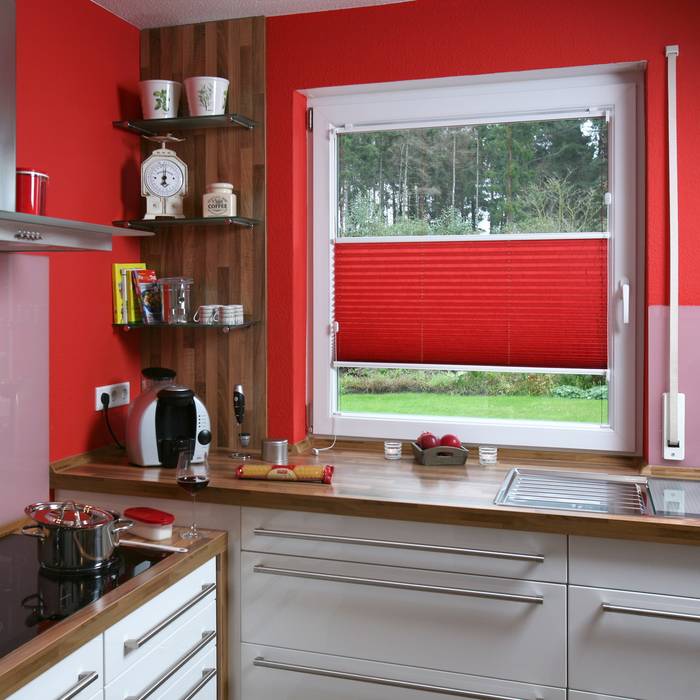 Plisses & Wabenplisses, Rollomeister Rollomeister Eclectic style windows & doors Blinds & shutters