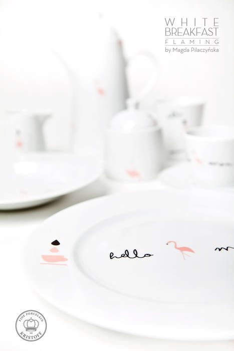 Kristoff, Porcelana Kristoff Porcelana Kristoff Minimalist dining room Accessories & decoration