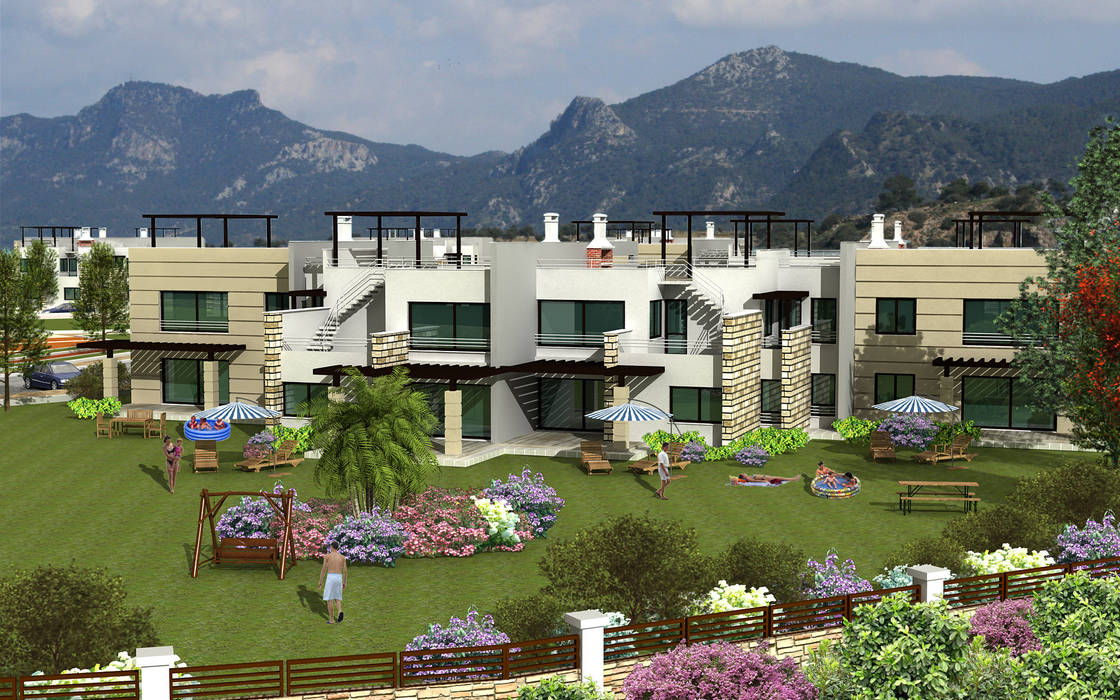 Cyprus Summer Houses, Latis Mimarlık ve İnşaat Latis Mimarlık ve İnşaat Modern houses