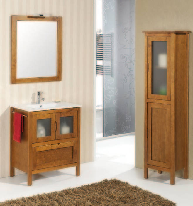 Mueble de baño Leon de 70 Teka Bañoweb Baños de estilo rústico Decoración