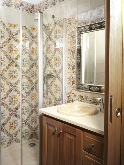 Azulejos rústicos, INTERAZULEJO INTERAZULEJO Rustic style bathroom