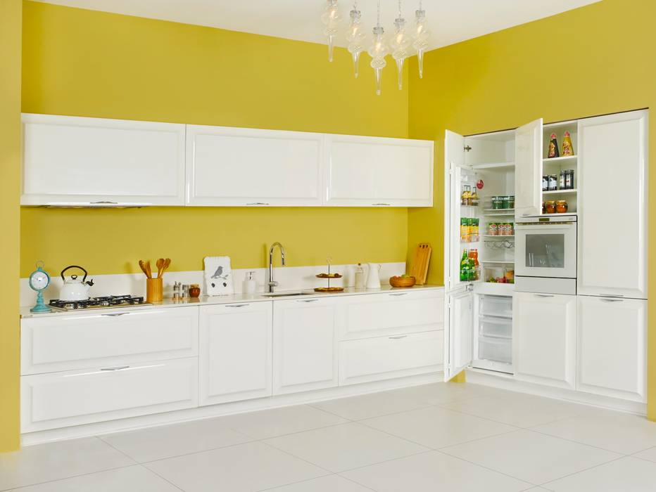 Hazır Mutfak Modelleri , EURODECOR EURODECOR Mediterranean style kitchen Cabinets & shelves