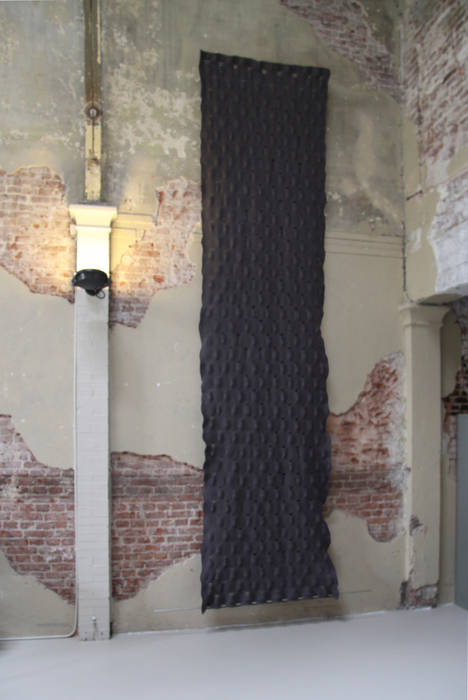 Wall tapestry to improve the acoustics Studio Petra Vonk Moderne muren & vloeren Muur- & vloerbekleding