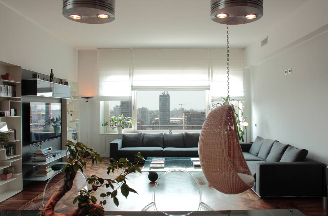 Appartamento a Milano , Gaia Brunello | in-photo Gaia Brunello | in-photo 现代客厅設計點子、靈感 & 圖片