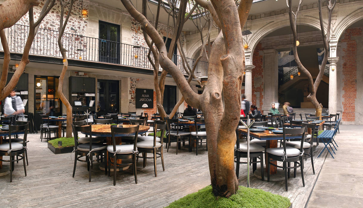 Restaurante azul histórico homify