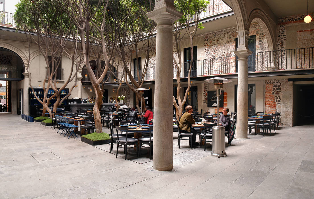Restaurante Azul Histórico, kababie arquitectos kababie arquitectos مساحات تجارية محلات تجارية