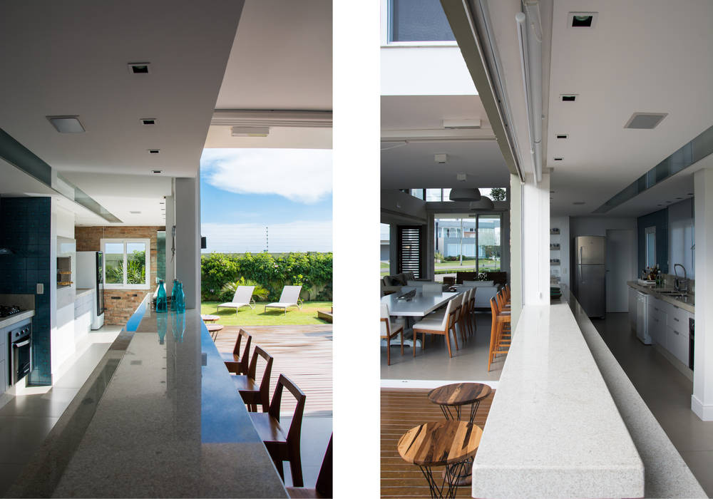 CASA VENTURA M22, SBARDELOTTO ARQUITETURA SBARDELOTTO ARQUITETURA Modern kitchen