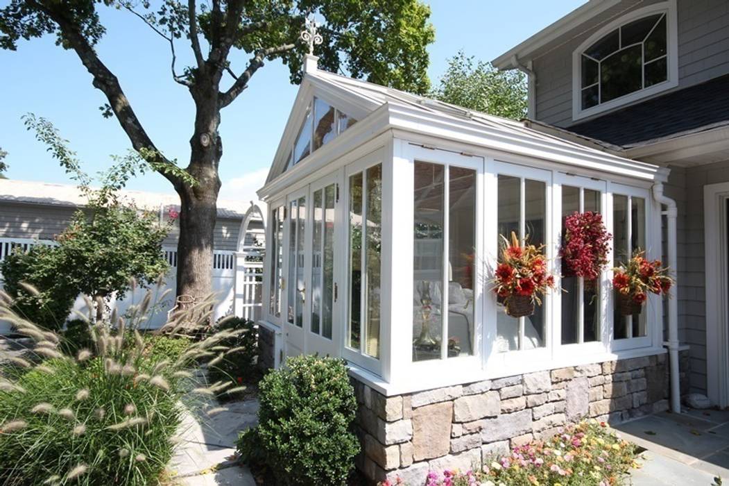 Hardwood Conservatory Hampton Windows Зимний сад в классическом стиле