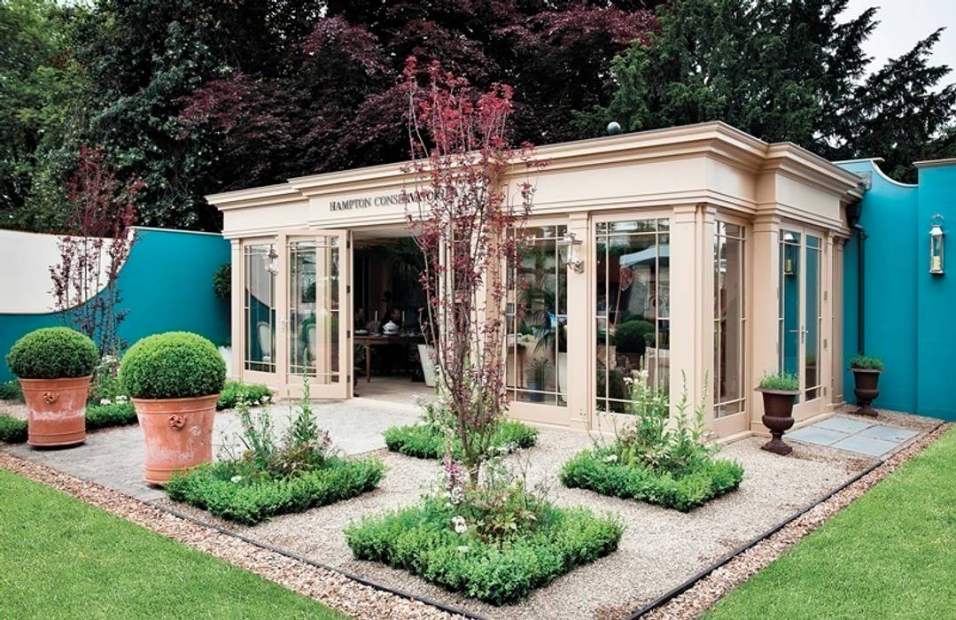 Hardwood Orangery Hampton Windows เรือนกระจก