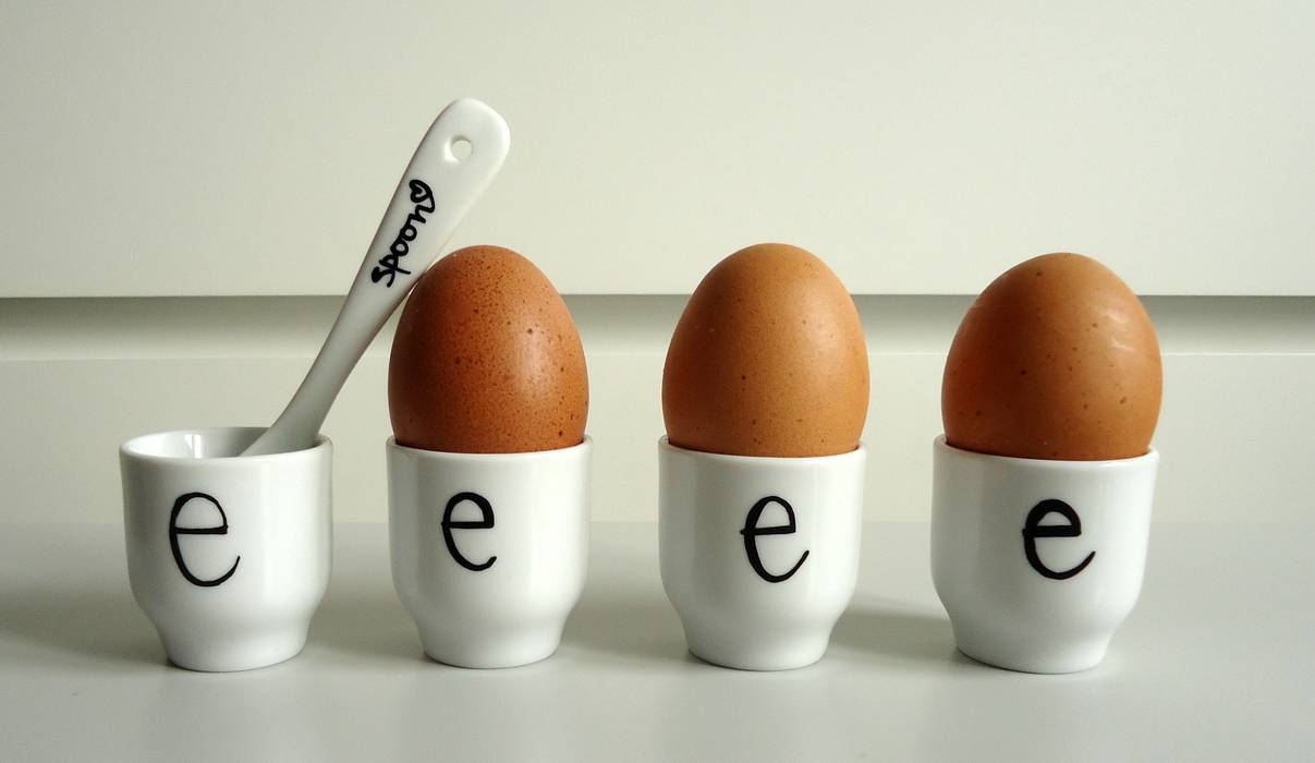 #egg2 My Mug Company Skandynawska kuchnia Sztućce, naczynia i szkło