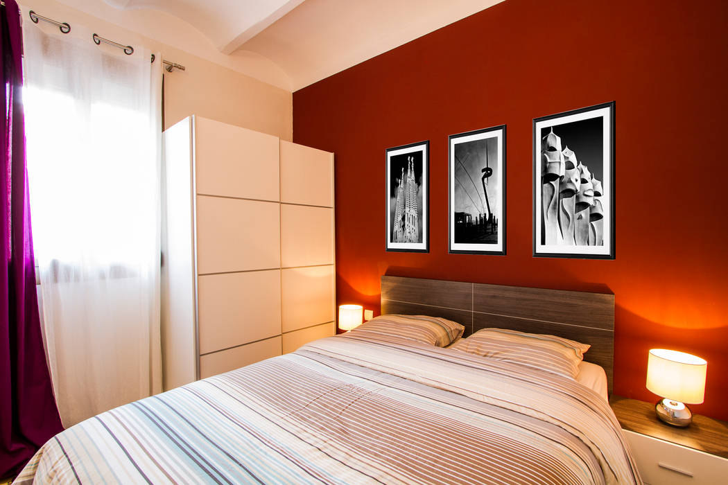 ​Apartamento turistico en Barcelona. Agami Design Dormitorios de estilo moderno