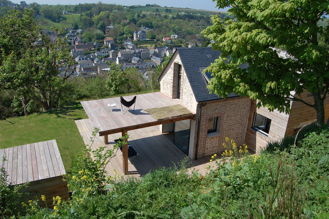 Maison V.W. - Extérieur Franklin Azzi Architecture Maisons modernes