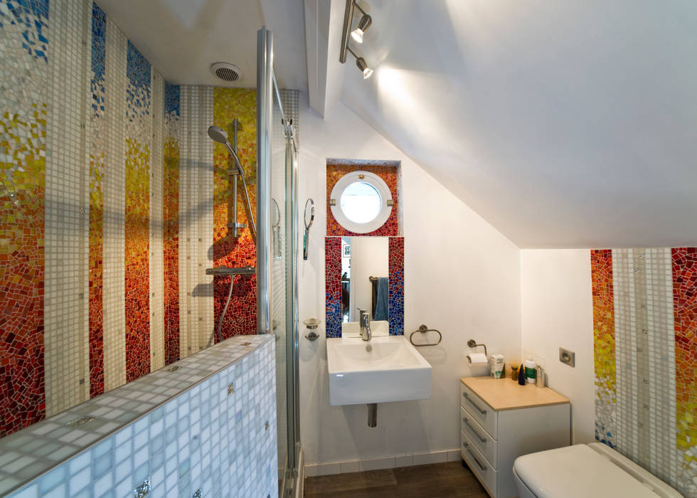 Mosaïque personnalisée - Salles de bain, Art Mosaico Art Mosaico Phòng tắm phong cách hiện đại Decoration