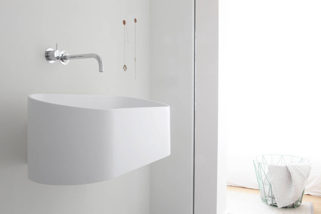 Kleine badkamer ensuite - Amsterdam, Studio Doccia Studio Doccia Minimalist style bathroom