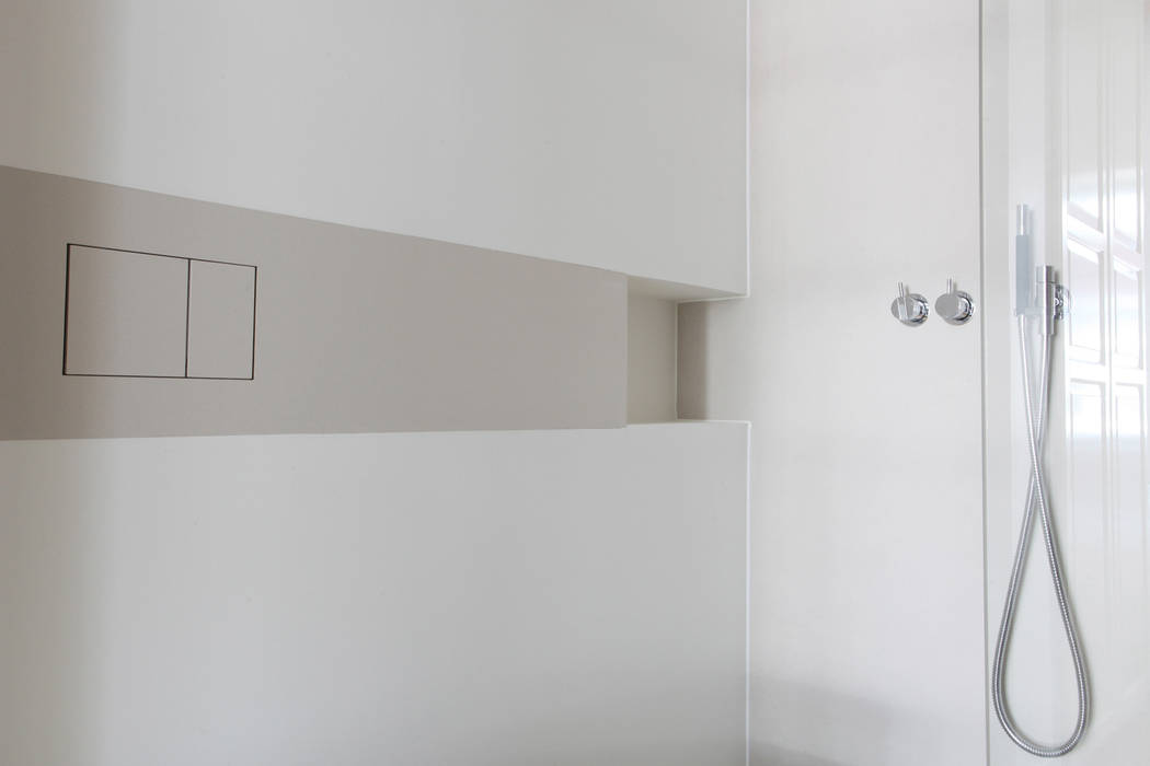 Kleine badkamer ensuite - Amsterdam, Studio Doccia Studio Doccia Banheiros minimalistas