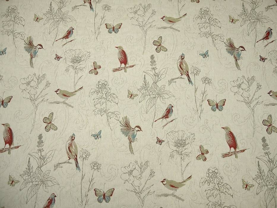 Woodlands Bird Tapestry Fabric The Millshop Online Country style windows & doors Curtains & drapes