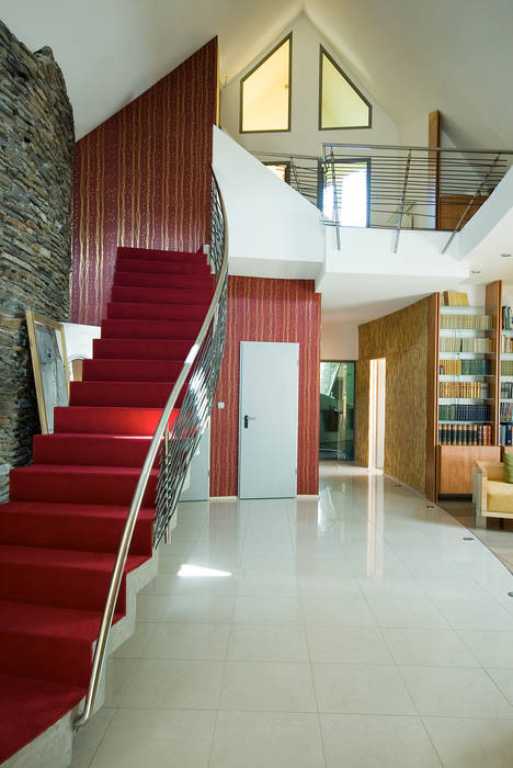 Dom Własny , autorskie studio architektury autorskie studio architektury Modern Corridor, Hallway and Staircase