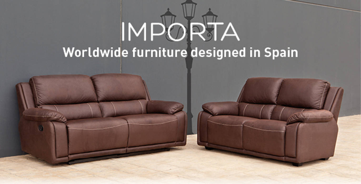 Cojunto de sofá Mod. Marco Importa Home Desing Salones de estilo moderno Sofás y sillones