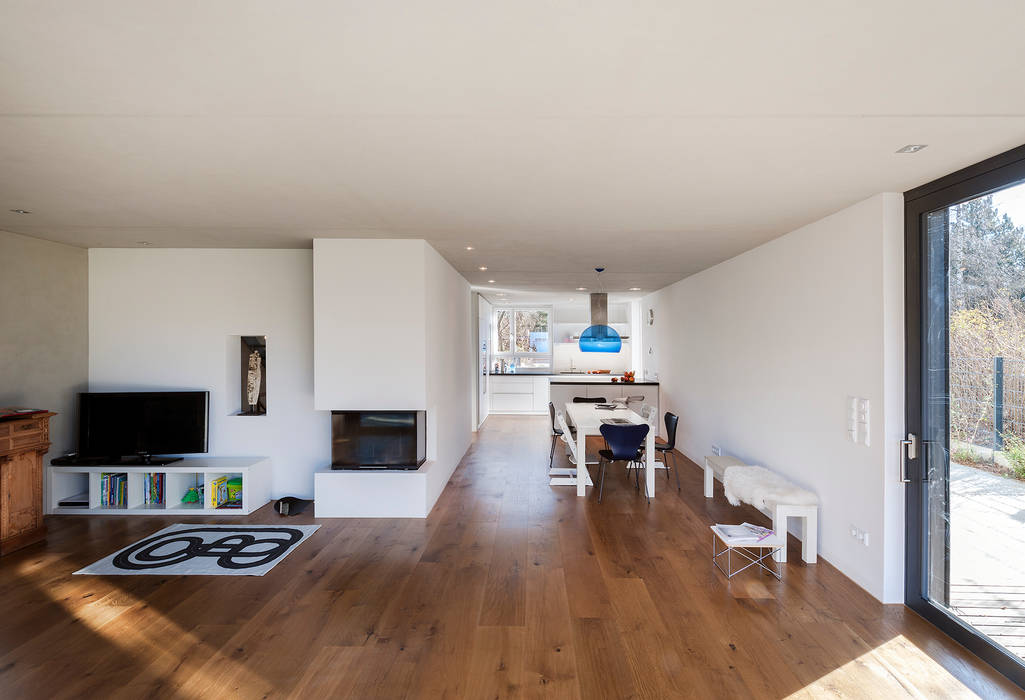 Wohnzimmer Kuche Moderne Wohnzimmer Von Arcs Architekten Modern