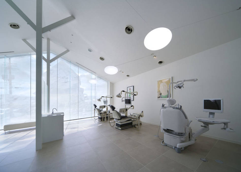 廣瀬歯科診療所 診察スペース eleven nine interior design office 商業空間 病院