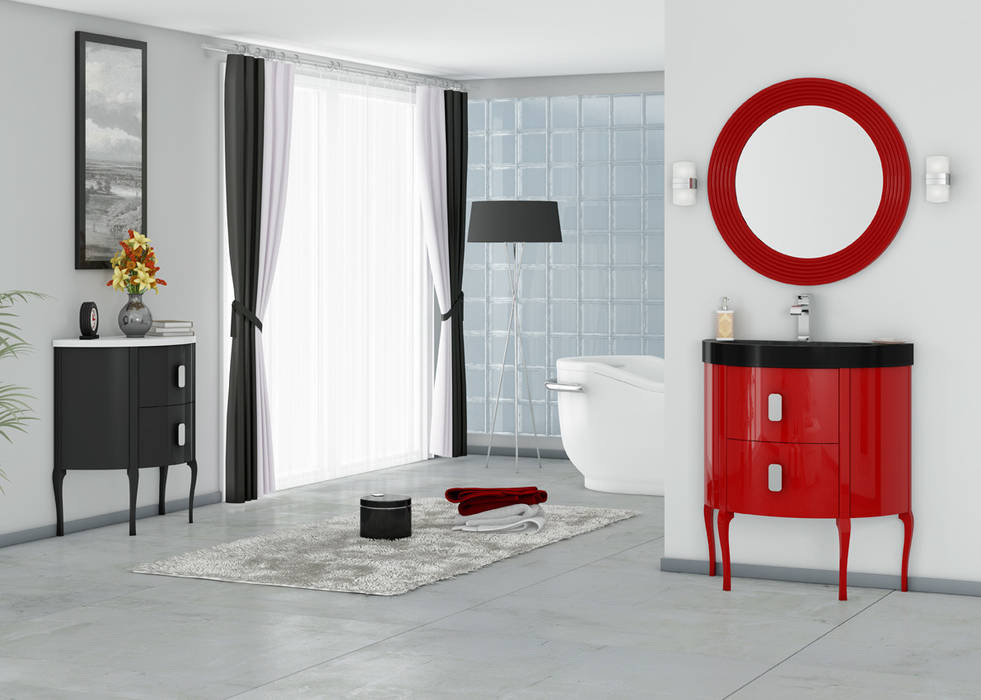 Muebles de baño estilo neoclásico, Baños Online Baños Online Banheiros clássicos Arrumação