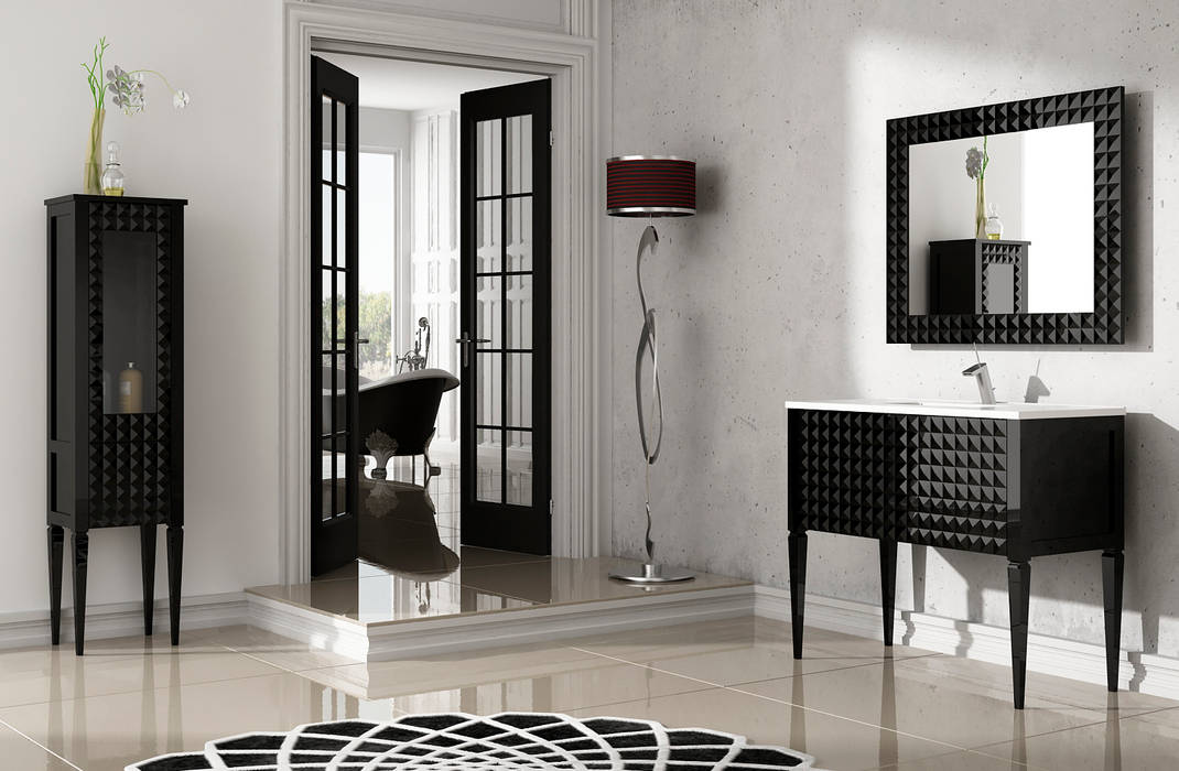 Muebles de baño estilo neoclásico, Baños Online Baños Online 浴室 裝飾品