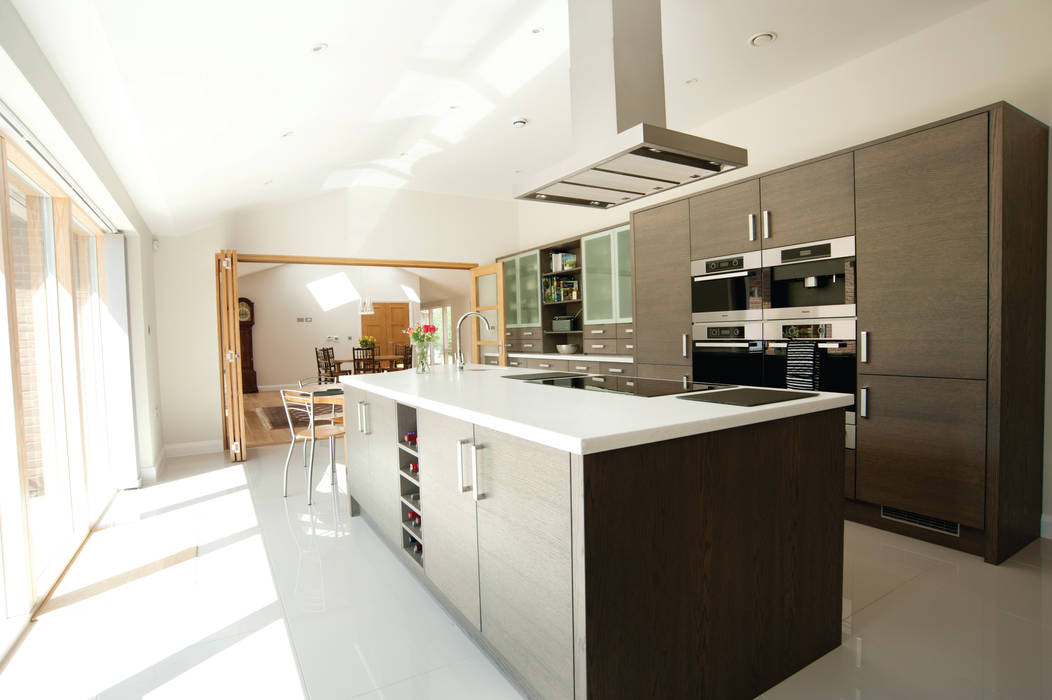 Mode Kitchen in Anthracite Oak Designed by Duncan Brown Stoneham Kitchens Modern kitchen